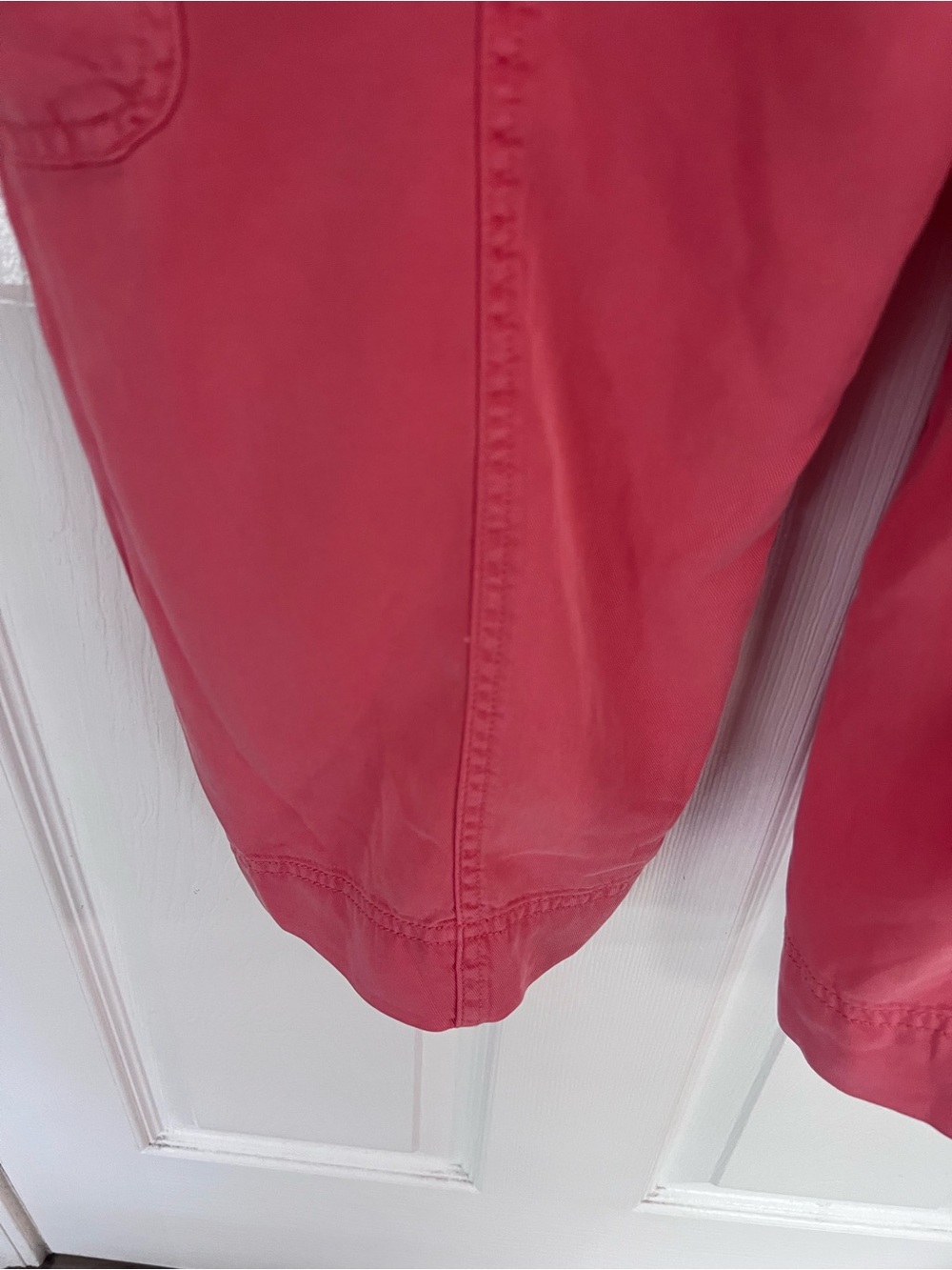 Risen Tencel Relaxed Cargo Pants Dolce Vita Pink Drawstring Size L NWT - Picture 9 of 11